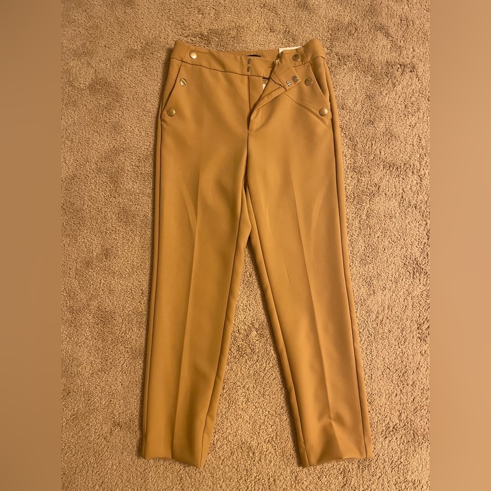 Ann Taylor Tan Tapered Pants
